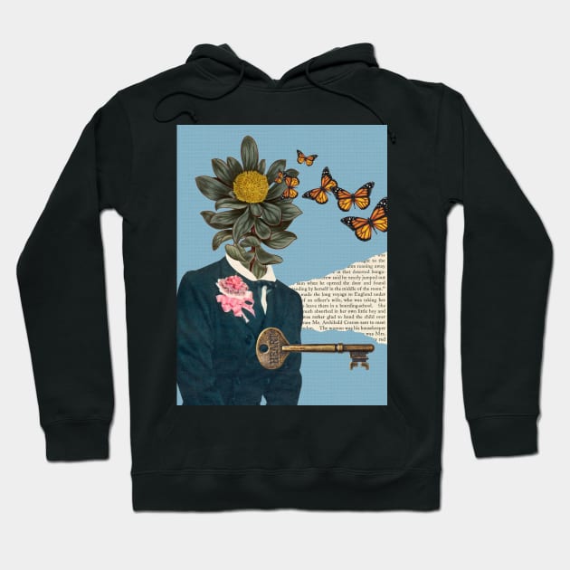 Secret Garden - Collage/Surreal Art Hoodie by DIGOUTTHESKY